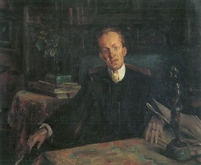 Lovis Corinth Portrait of Gerhart Hauptmann